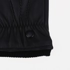 Перчатки мужские, безразмерные, с утеплителем, цвет чёрный - Фото 2