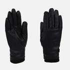 Перчатки мужские, безразмерные, без утеплителя, цвет чёрный - фото 319671726