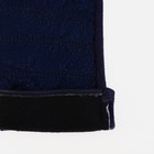 Перчатки женские, безразмерные, с утеплителем, цвет синий - Фото 3