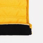 Перчатки женские, безразмерные, с утеплителем, цвет жёлтый - Фото 3