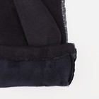 Перчатки женские, безразмерные, с утеплителем, цвет чёрный - фото 805744094