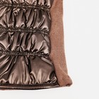 Перчатки женские, безразмерные, с утеплителем, цвет коричневый - Фото 2