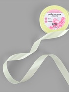 Лента атласная, 20 мм, 23±1 м, ванильная №09 - Фото 2