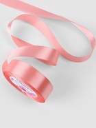 Лента атласная, 25 мм, 23±1 м, розовая №66 - Фото 3