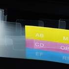 Папка на резинке А6, 12 отделений, узоры, чёрная - Фото 5