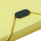 Папка на резинке А65, 12 отделений, узоры желтая, пастель - Фото 4