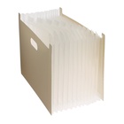 Папка для бумаги А4 пластиковая Calligrata, 12 отделений, бежевая - Фото 6