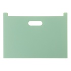 Папка 12 отделений, А4, зеленая пастель - Фото 5