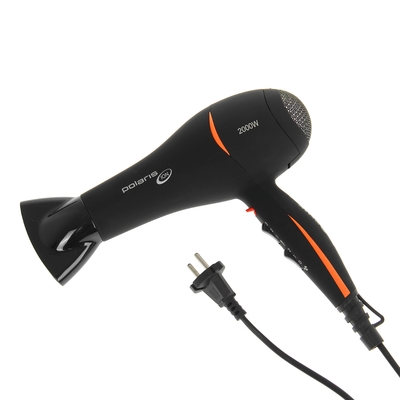 Фен Polaris PHD 2038Ti 2000 Вт, 2 скорости, ионизация, чёрный