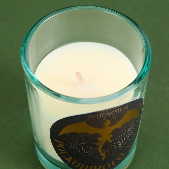 Новогодняя свеча в стакане «Роскошного года», аромат жасмин - фото 1882771023