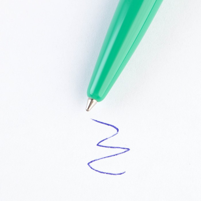 Ручка автоматическая пластик «Любимому учителю, с уважением!», синяя паста, 0.7 мм - фото 1906341941