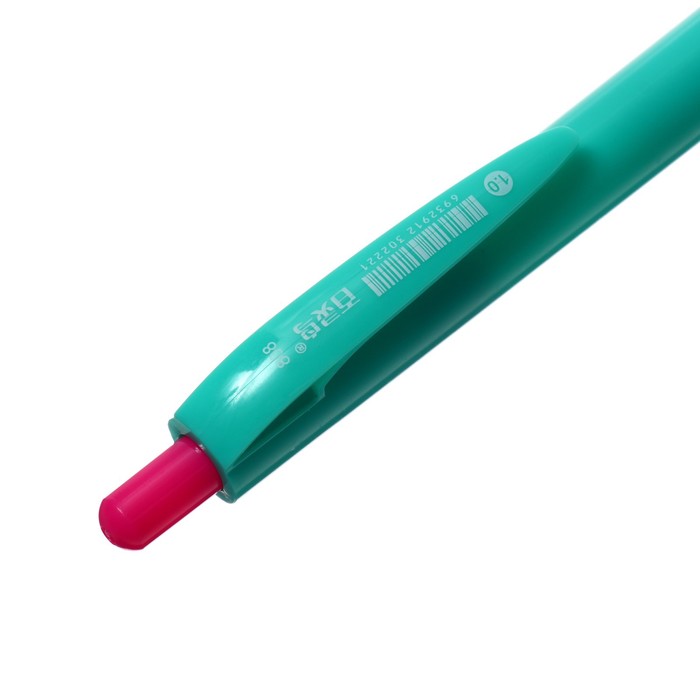 Ручка шариковая автоматическая 1,0 мм корпус МИКС с резиновым держателем