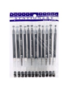 Ручка гелевая, бесстержневая, чёрная, узел 0.5 мм, треугольный корпус 9630253 - фото 8268927