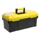 Ящик для инструментов DEKO DKTB27, 16", с лотком, два органайзера, 400 х 210 х 200 мм - Фото 2