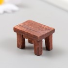 Фигурка для флорариума полистоун "Деревянный стол" 3,3х2,3х2,3 см