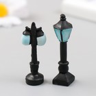 Фигурка для флорариума полистоун «Уличный фонарь», 2×1×5.3 см, МИКС - Фото 1