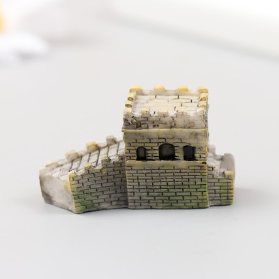 Фигурка для флорариума полистоун «Каменная крепость», 4.5×1.5×2.5 см