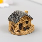 Фигурка для флорариума полистоун «Домик с соломенной крышей», 4×3.2×3.2 см, МИКС - Фото 2