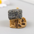 Фигурка для флорариума полистоун «Домик с соломенной крышей», 4×3.2×3.2 см, МИКС - Фото 3