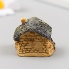 Фигурка для флорариума полистоун «Домик с соломенной крышей», 4×3.2×3.2 см, МИКС - Фото 4