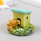 Фигурка для флорариума полистоун «Курочка у курятника», 4×4×3.7 см, МИКС 9542552 - фото 10719045