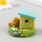 Фигурка для флорариума полистоун «Курочка у курятника», 4×4×3.7 см, МИКС 9542552 - фото 10719046