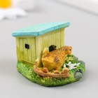 Фигурка для флорариума полистоун «Курочка у курятника», 4×4×3.7 см, МИКС 9542552 - фото 10719048