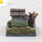 Фигурка для флорариума полистоун "Каменный дом с садиком" 7х6х6,5 см - Фото 3