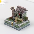 Фигурка для флорариума полистоун "Каменный дом с садиком" 7х6х6,5 см - Фото 4