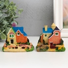 Фигурка для флорариума полистоун «Загородный коттедж», 8×6×7.5 см, МИКС - Фото 2