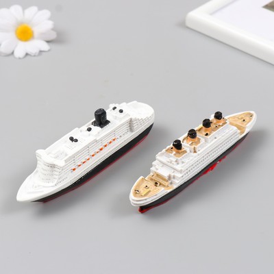 Фигурка для флорариума полистоун «Морской лайнер», 12×3×4 см