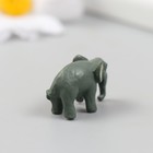 Фигурка для флорариума полистоун "Серый слон" 1х2,5х1,5 см - Фото 3