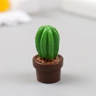Фигурка для флорариума полистоун "Маленький кактус в горшке" 2,5 см - фото 319672904
