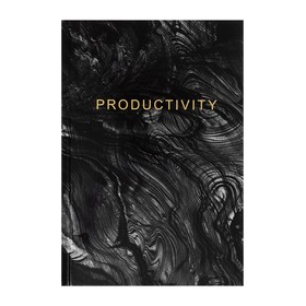 Записная книжка А5, 100 листов в клетку "Productivity", твёрдая обложка, глянцевая ламинация