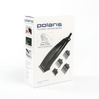 Машинка для стрижки Polaris PHC 1014S, 10 Вт, 4 насадки, черная - Фото 6