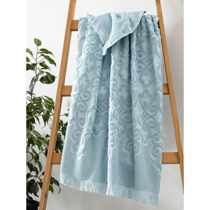 Полотенце махровое Neroli, размер 70х140 см, цвет голубой