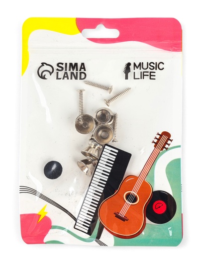 Замки-фиксаторы для гитарного ремня Music Life, 5 шт.