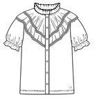 Блузка для девочек, рост 146 см - Фото 3