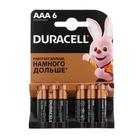 Батарейка алкалиновая Duracell Basic, AAA, LR03-6BL, 1.5В, блистер, 6 шт. - Фото 5