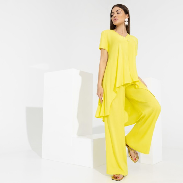 Брючный комплект женский «Модные тенденции», размер 56 65360