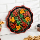 Тарелка плоская «Блинная», хохлома, ручная роспись, d=30, МИКС - Фото 5