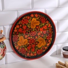 Тарелка плоская «Блинная», хохлома, ручная роспись, d=30, МИКС - Фото 6