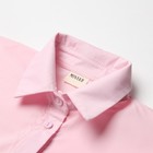 Рубашка для девочки MINAKU цвет розовый, рост 140 см - Фото 8