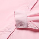 Рубашка для девочки MINAKU цвет розовый, рост 140 см - Фото 9