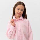 Рубашка для девочки MINAKU цвет розовый, рост 152 см - Фото 6