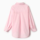 Рубашка для девочки MINAKU цвет розовый, рост 152 см - Фото 10