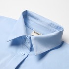 Рубашка для девочки MINAKU цвет светло-голубой, рост 152 см - Фото 8