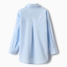 Рубашка для девочки MINAKU цвет светло-голубой, рост 158 см - Фото 10