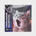 Спиральная раскраска-антистресс «Мир котиков» - Фото 2