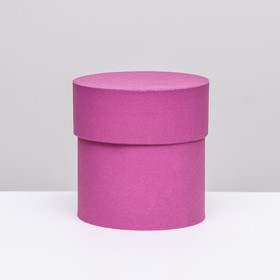Шляпная коробка, бордовая, 10 х 10 см